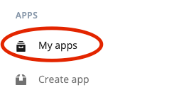 Sidebar Apps section